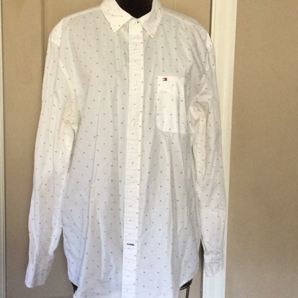 Mens Tommy Hilfiger button down shirt